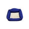 Siesta cama azul cojin borreguito 55cm