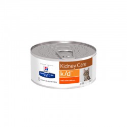 Hills Diet Feline k/d (lata) trocitos (24x156 gr)