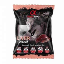 Alpha Spirit Snacks de Higado perro (24 bolsas x 50g)