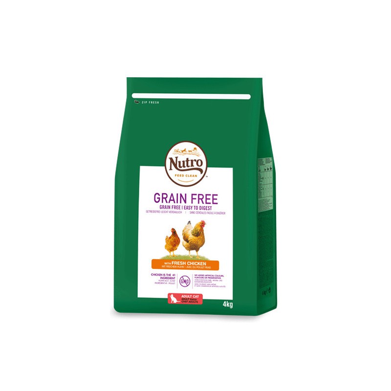 Nutro Grain Free gato adult pollo 4kg