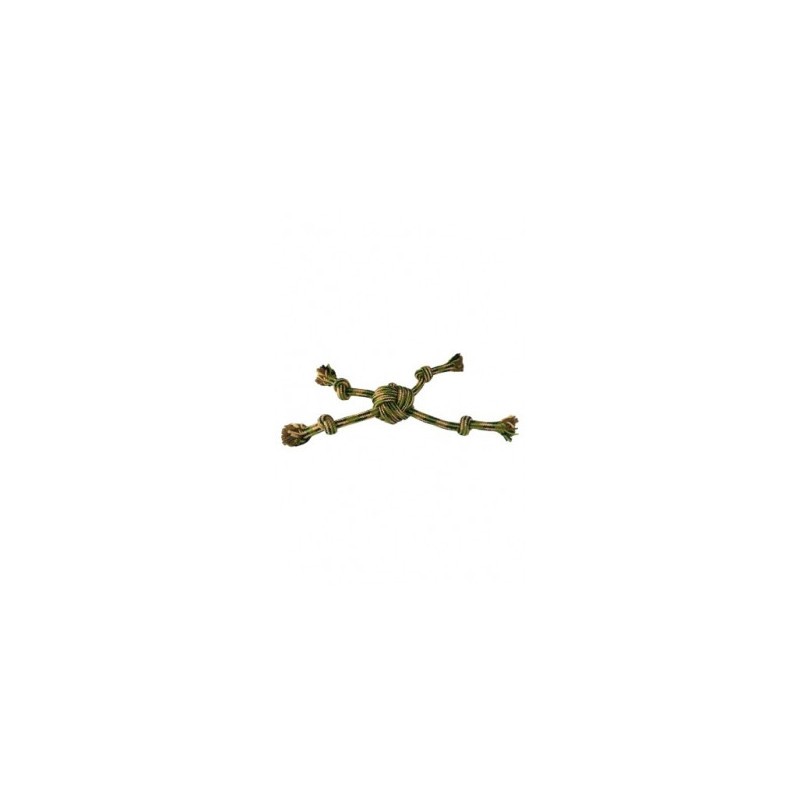 Camuflaje cuerda estrella con 4 nudos, 38 cm