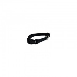 Collar ajustable nylon 20mmx40-55cm, negro