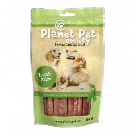 Planet Pet Snack tiras cordero 80gr