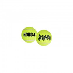 Kong squeaker tennis ball...