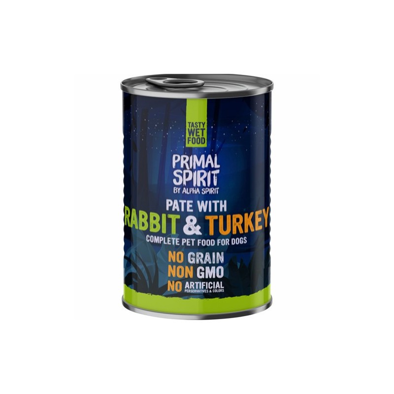 Primal Spirit dog lata Ham 24x400 gr