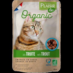 Plaisir Cat Bio Pouch Trucha 22x100gr