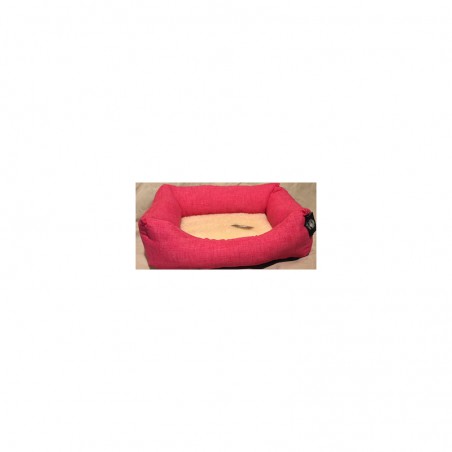 Siesta cama rosa cojin borreguito 70cm