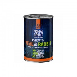 Primal Spirit dog lata Veal-Rabbit 24x400 gr